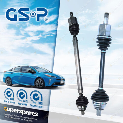 GSP LH + RH CV Joint Drive Shafts for Audi 100 C3 44 A3 8P 1.6L 2.0L 2.3L I4 I5