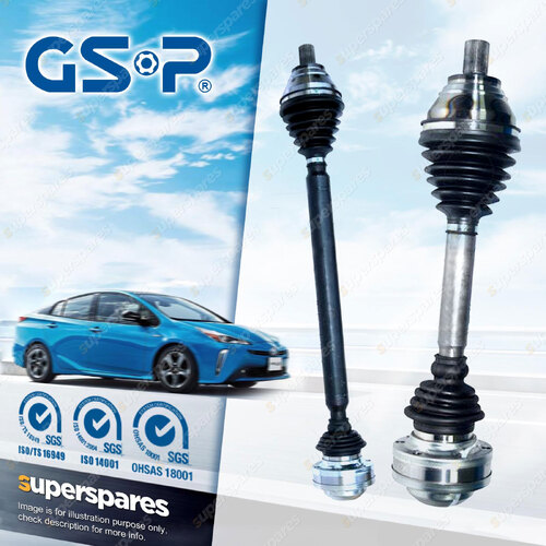 GSP Front LH+RH CV Joint Drive Shafts for Audi A3 8P A4 B7 8E 2.0L I4 16v 05-13