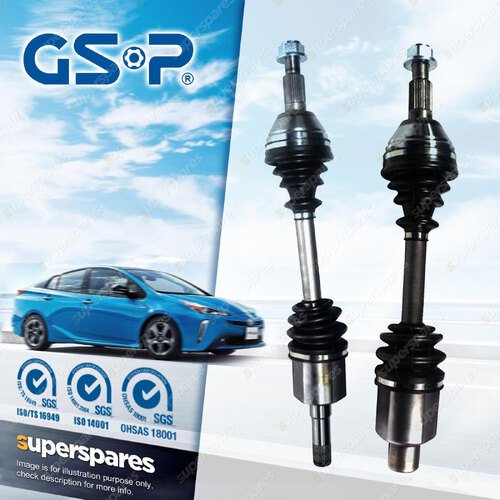 GSP LH + RH CV Joint Drive Shafts for Chevrolet Captiva C140 CG26 2.2L 120KW