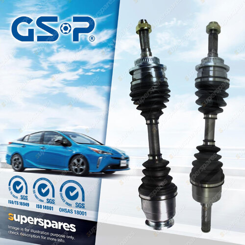 GSP Front LH+RH CV Joint Drive Shafts for Ford Courier PG PH 2.5 2.6 4.0L 02-06