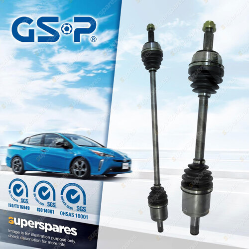 GSP LH+RH CV Joint Drive Shafts for Honda Accord CB7 CB9 2.2L I4 16v 89-94 Auto