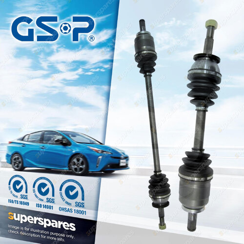 GSP Front LH + RH CV Joint Drive Shafts for HSV Astra SV 1800 LD 1.8L 18LE 88-89