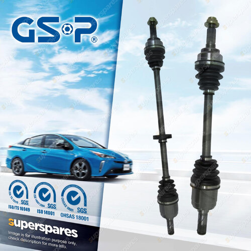 GSP Front LH+RH CV Joint Drive Shafts for Kia Mentor GLX SLX AFA241 1.5L Manual