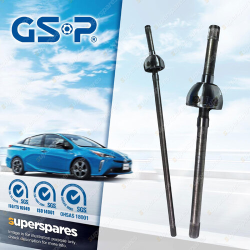 GSP Front LH + RH CV Joint Drive Shafts for Nissan Patrol GU Y61 1997-2017