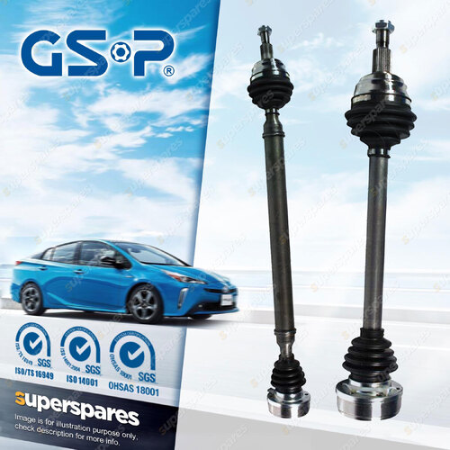 GSP Front LH + RH CV Joint Drive Shafts for Volkswagen Golf MK 4 1J 1.6L I4 8v