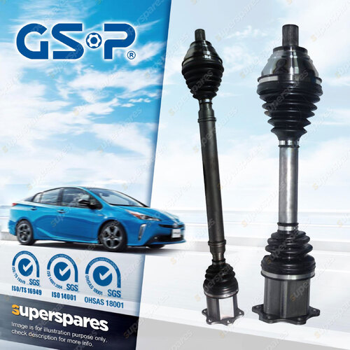 GSP Front LH+RH CV Joint Drive Shafts for VW Golf MK5 Jetta 1K Caddy 2K EOS DCT