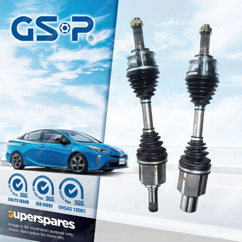 Pair GSP LH + RH CV Joint Drive Shafts for Mazda BT50 UP UR 3.2L Raised Vehicle