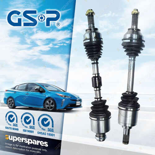 Pair GSP LH + RH CV Joint Drive Shafts for Mazda Mazda3 BL BK 2.2L 2.3L Manual