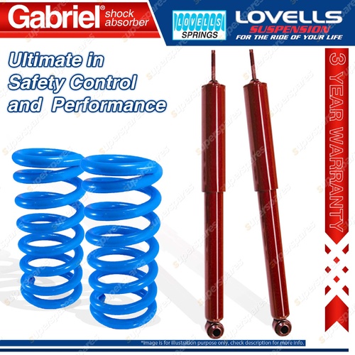 Rear HD STD Gabriel Guardian Shocks + Coil Springs for Holden Commodore VB Wagon