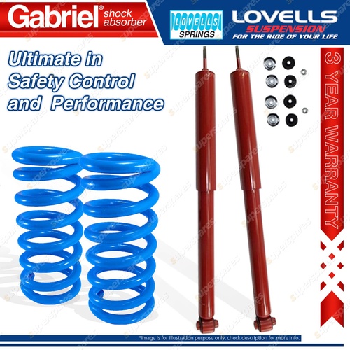 Rear Gabriel Guardian Shocks Lovells Springs for Holden Commodore VT VX VY 5.7L