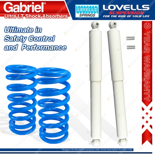 Rear Raised HD Gabriel LT Shocks Coil Springs for Nissan Pathfinder R50 I 4 door