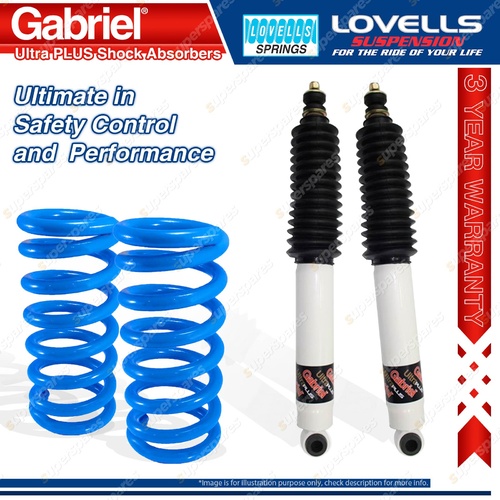 Rear Raised Gabriel Ultra PLUS Shock Lovells Spring for Toyota Prado RZJ95 VZJ95