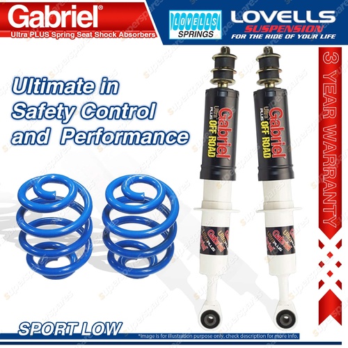 Front Sport Low Gabriel Ultra PLUS Shock Lovells Spring for Toyota Hilux GUN136