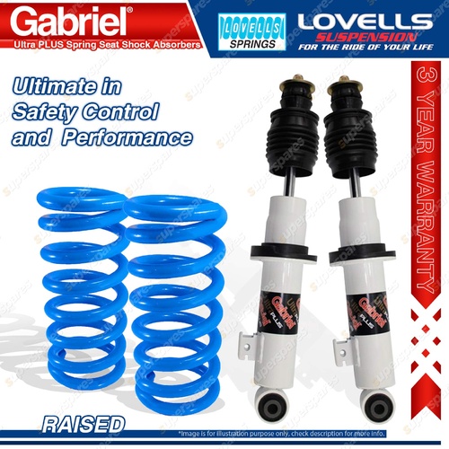 2 Front Raised Gabriel Ultra PLUS Shocks + Lovells Springs for Triton ML MN MQ