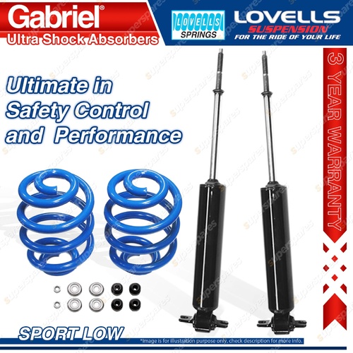 Front Sport Low Gabriel Ultra Shocks Coil Springs for Pontiac Firebird Trans AM