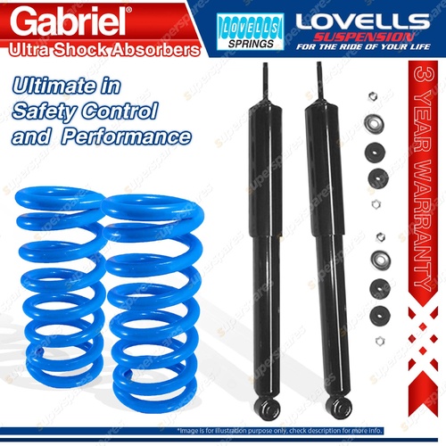 Front STD Gabriel Ultra Shocks + Lovells Springs for Jaguar Daimler XJ6 I II III