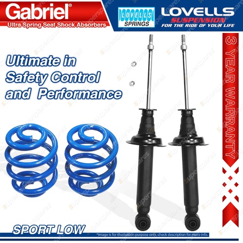 Rear Sport Low Gabriel Ultra Shock Lovells Spring for Toyota Supra MA70 71 Turbo