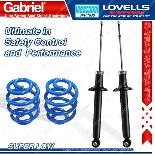 Rear Super Low Gabriel Ultra Shocks + Coil Springs for Mitsubishi Magna TE TF TH