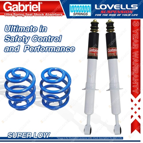 Front Raised Gabriel Ultra Shocks Lovells Springs for Hilux GGN25R KUN26R GUN126