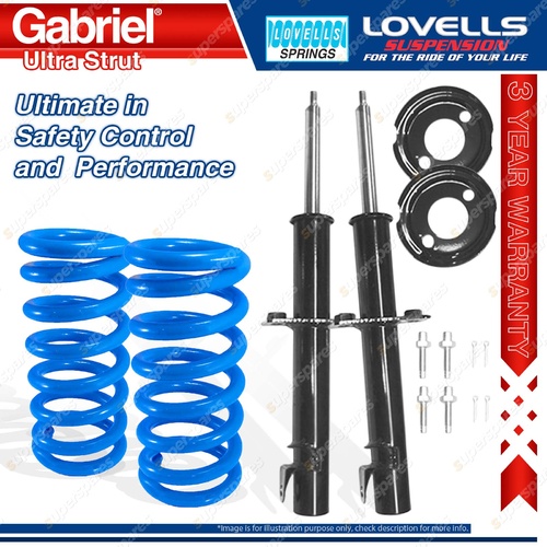 Front Gabriel Ultra Strut Shock Lovells Spring for Subaru Leone AB3 AB4 AM5 AJ5