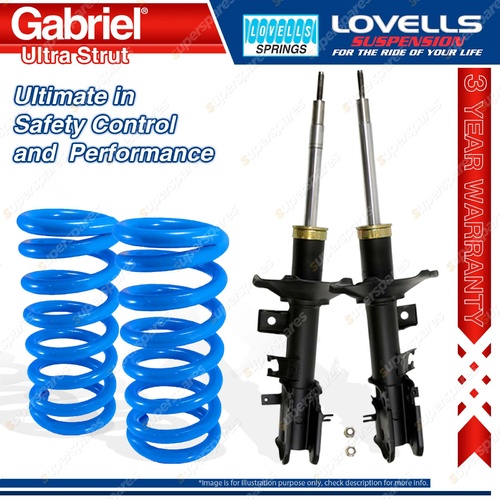 Front Raised HD Gabriel Ultra Shocks + Coil Springs for Nissan Pathfinder R50 II