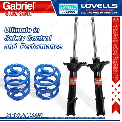 Rear Sport Low Gabriel Ultra Shock Lovells Spring for Subaru Impreza GD9 GDA GDE