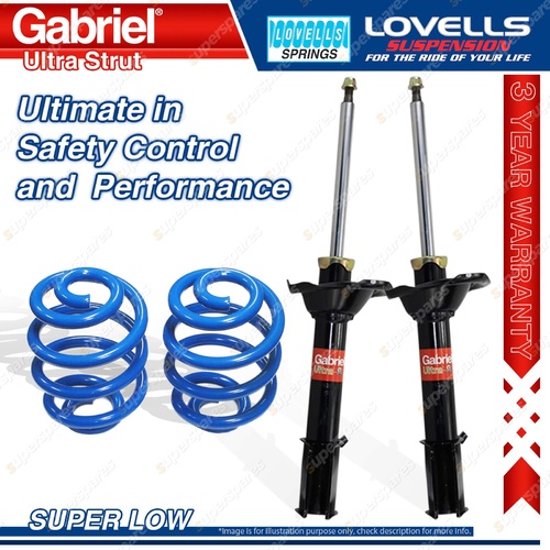 Rear Super Low Gabriel Ultra Shock Lovells Spring for Subaru Impreza GD9 GDA GDE