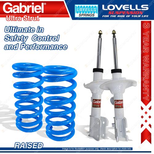 Front Raised Gabriel Ultra Strut Shocks + Springs for Hyundai Iload TQ 08-12