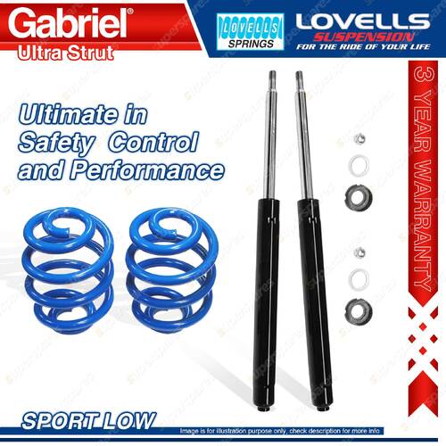 Front Sport Low Gabriel Shocks Lovells Coil for Toyota Corona ST141 RT142 Celica