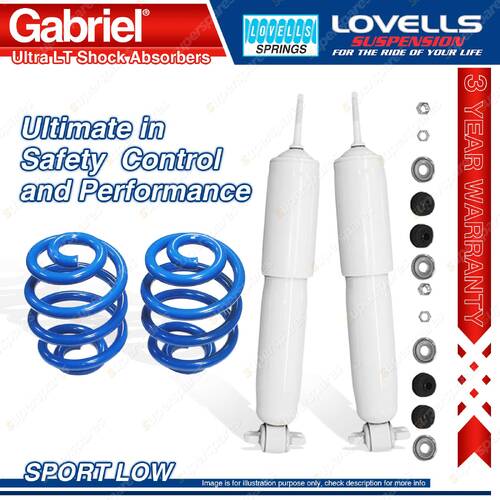 Front Sport Low Gabriel Ultra LT Shocks+Springs for Mitsubishi L200 MA MB MC MD