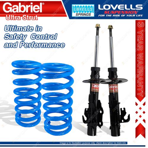 Front STD Gabriel Ultra Strut Shocks + Springs for Holden Commodore Calais VF