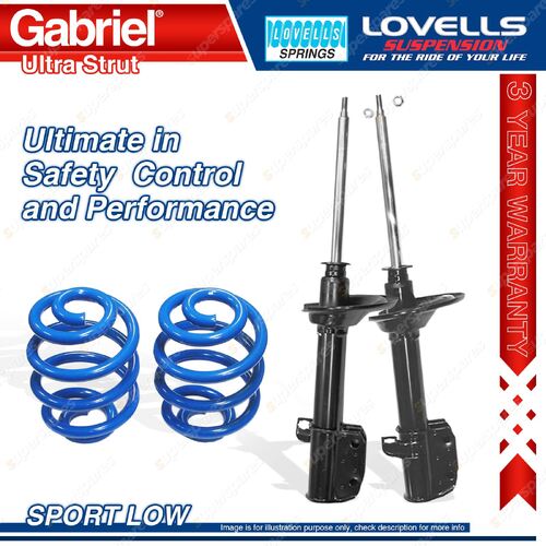 Rear Sport Low Gabriel Ultra Strut Shocks + Springs for Subaru Liberty Legacy BD