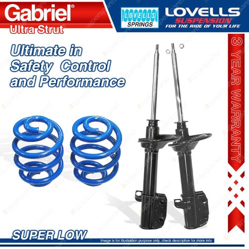 Rear Super Low Gabriel Ultra Strut Shocks + Springs for Subaru Liberty Legacy BD