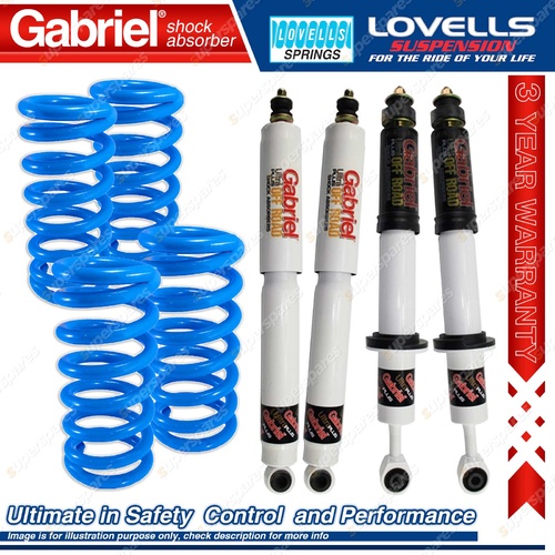 F+R Gabriel Ultra PLUS Shocks Coil Springs for Prado GRJ KZJ KDJ RZJ120 LWB V6