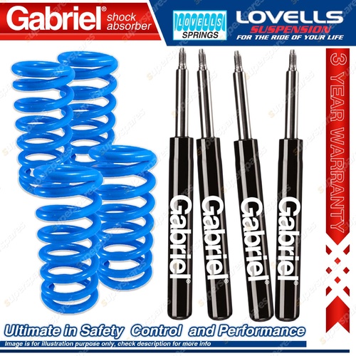 F + R Sport Low Gabriel Ultra Shocks + Coil Springs for Toyota Camry SV21