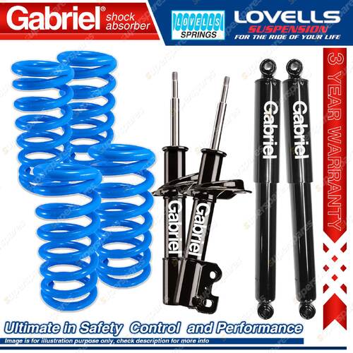 Front Rear Gabriel Ultra Shocks + Coil Springs for Holden Commodore VR VS V8