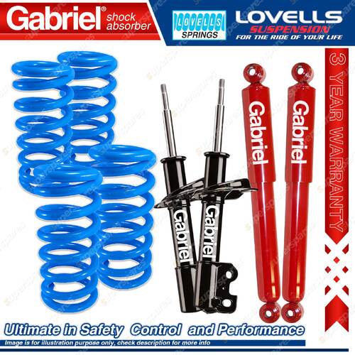 F + R Gabriel Shocks Coil Springs for Ford Falcon Incl. Fairmont EF EL