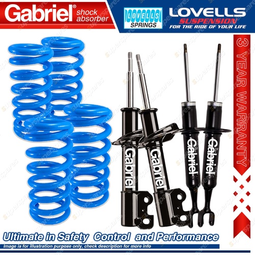 Front Rear Gabriel Ultra Shocks Coil Springs for Nissan Pulsar Exa Vector N15