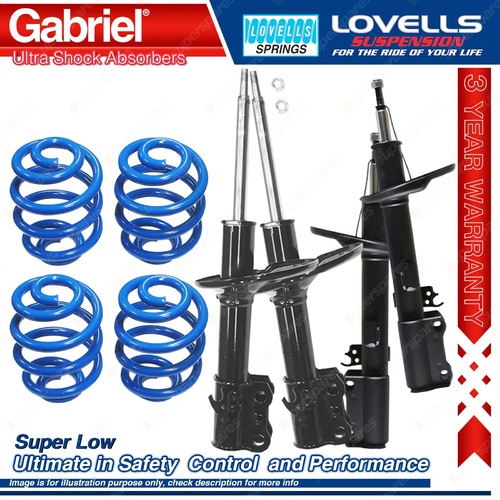 F+R Super Low Gabriel Ultra Shock Coil Spring for Holden Apollo JM JP fixed seat