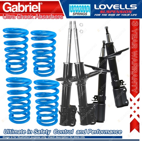 F+R Gabriel Ultra Shocks Coil Spring for Holden Apollo JM JP Sedan fixed seat