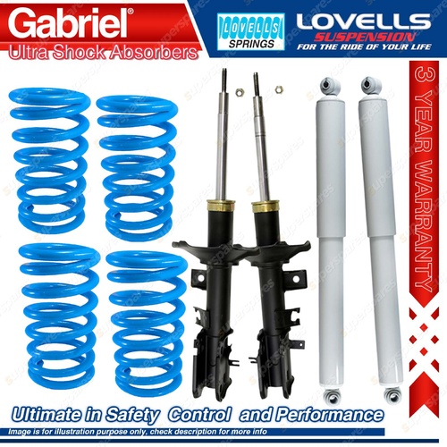 Front Rear Gabriel Ultra Shocks + Coil Springs for Nissan Pathfinder R50 II