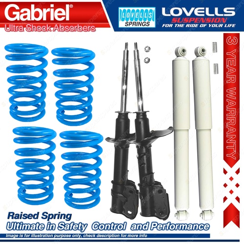 F+R Raised HD Gabriel Ultra Shocks + Springs for Nissan Pathfinder R50 I 2 door