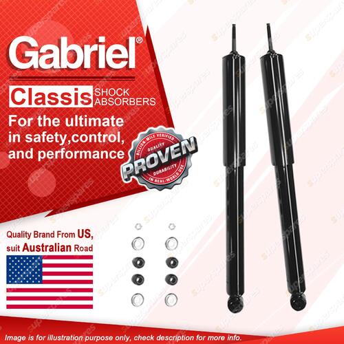 2 x Rear Gabriel Classic Shocks for Chevrolet Camaro inc. single leaf rear 67-69