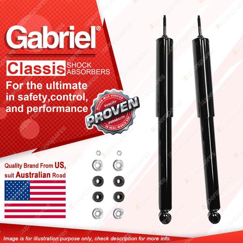 2x Rear Gabriel Classic Shocks for Chevrolet Bel Air Biscayne Impala Corvette C1