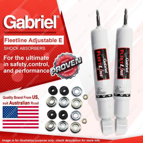 Front Gabriel Fleetline Adjustable Truck Shocks for Nissan UD PK PKA PKC Series