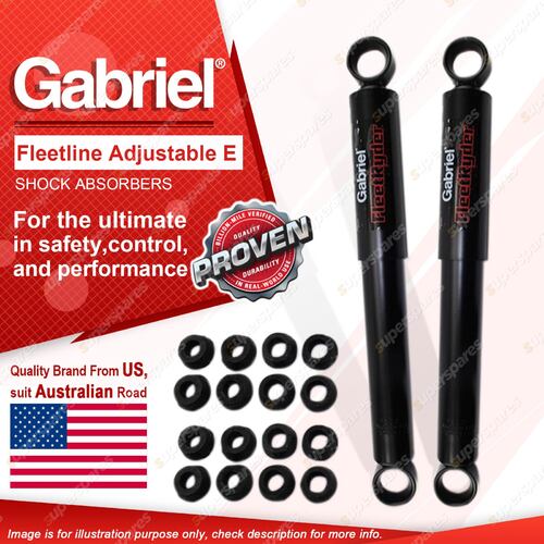 Front Gabriel Fleetline Adjustable HD Truck Shocks for Isuzu C Series CXG