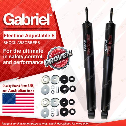 Front Gabriel Fleetline Adjustable HD Truck Shocks for Nissan UD TFA21 TZA52