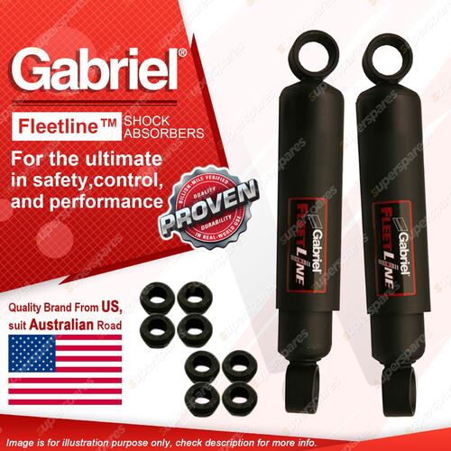 Front Gabriel Fleetline HD Truck Shocks for Freightliner F Series FLB FLC FLD