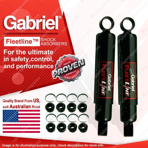 Rear Gabriel Fleetline HD Truck Shocks for Isuzu NPR NPS NQR Series NPR200 300