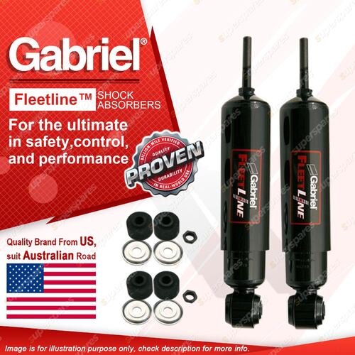 Rear Gabriel Fleetline HD Truck Shocks for Freightliner FL80 FL106 Airliner